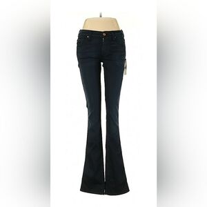 7 For All Mankind Kimmie straight leg dark wash jeggings